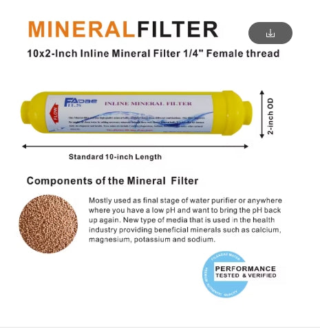 Natural Alkaline Mineralization Filter